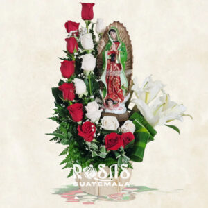 Arreglos florales con imagenes de Guadalupe